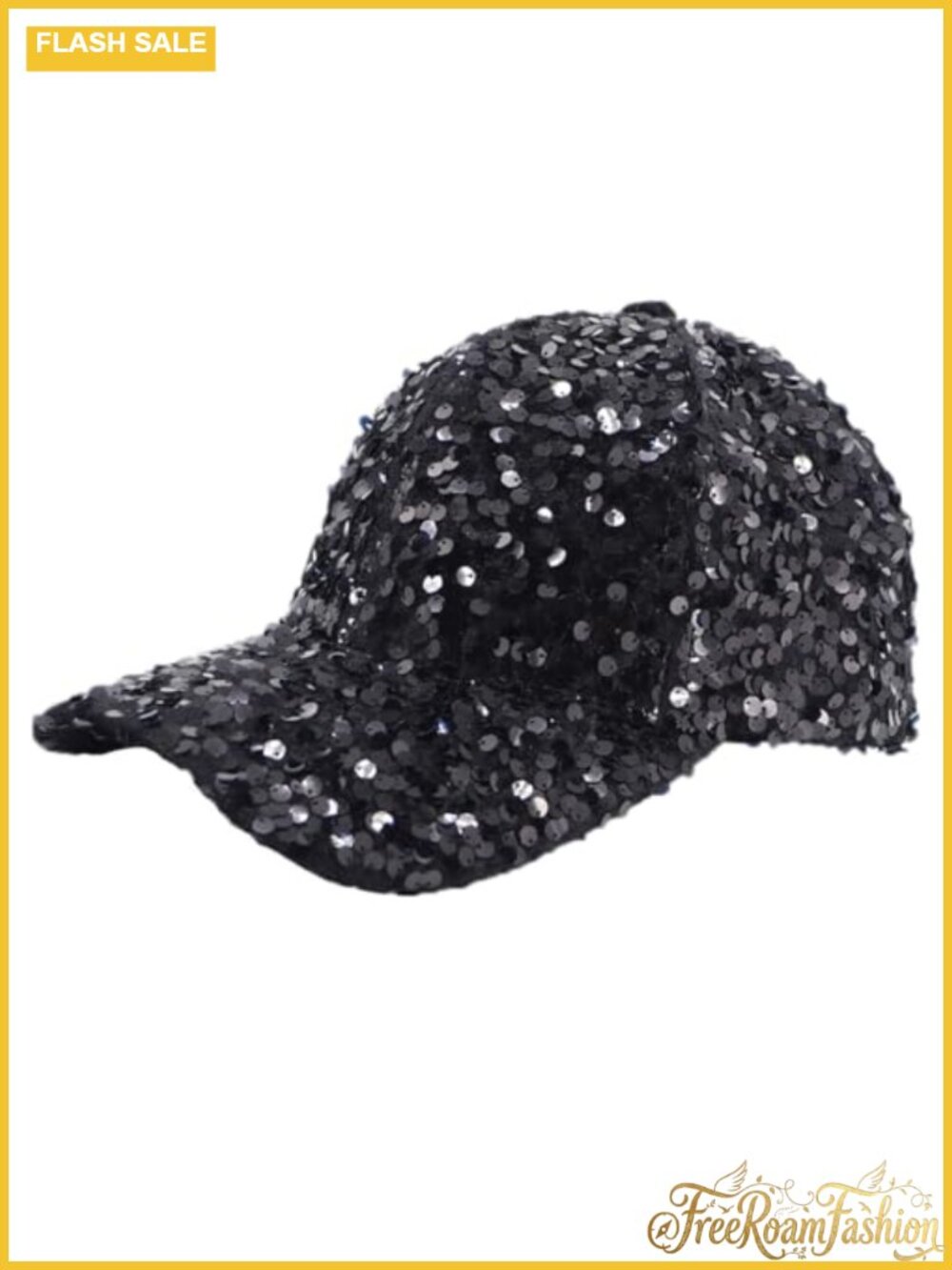 Sequin Baseball Cap Trucker Hat Sun Visor Sparkly Bling 80s Party Hat Golf